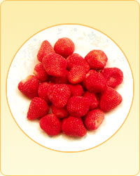 Frozen strawberries